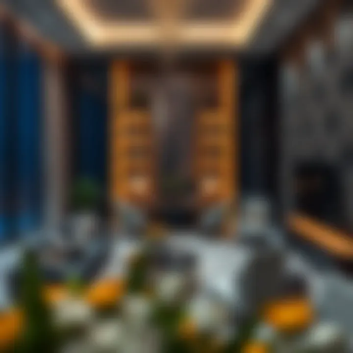 Interior of a luxury property in مركز المشرف
