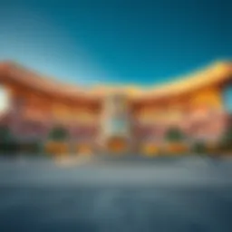 Stunning architectural facade of Millennium Place Mirdif