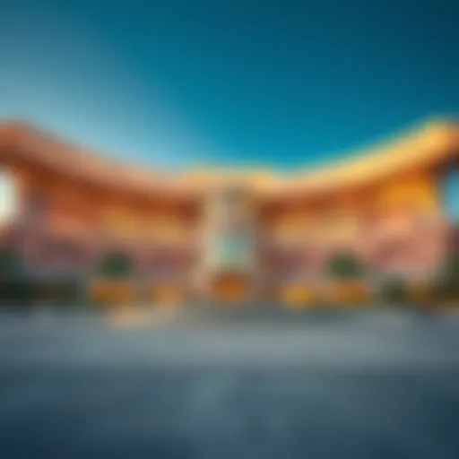 Stunning architectural facade of Millennium Place Mirdif