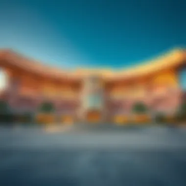 Architectural Brilliance of Millennium Place Mirdif Stunning architectural facade of Millennium Place Mirdif