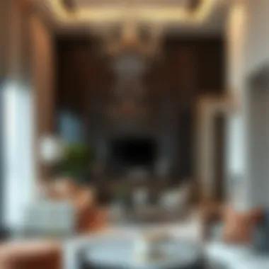 Elegant Interiors at Millennium Place Mirdif Luxurious interior design of a resident unit in Millennium Place Mirdif