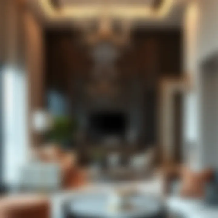 Elegant Interiors at Millennium Place Mirdif Luxurious interior design of a resident unit in Millennium Place Mirdif