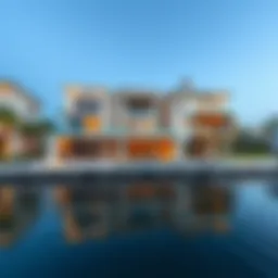 Luxurious waterfront villas in Dubai