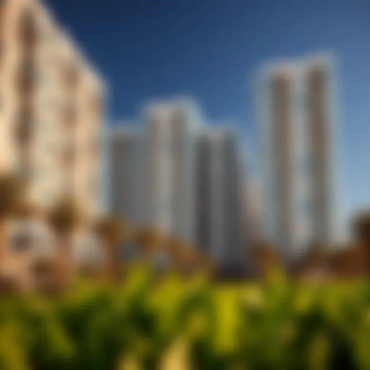 Modern Apartment Living Modern apartment buildings in Dubai