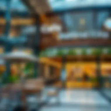 Cafes and Eateries in Festival City Cafes and eateries within the vibrant retail environment