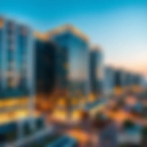 Panoramic view of Silicon Oasis showcasing modern architecture