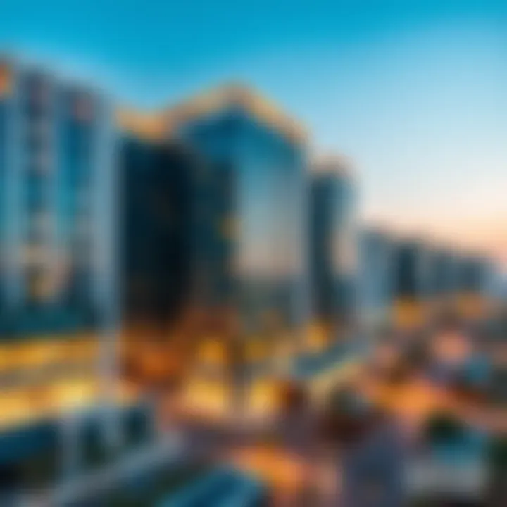 Panoramic view of Silicon Oasis showcasing modern architecture