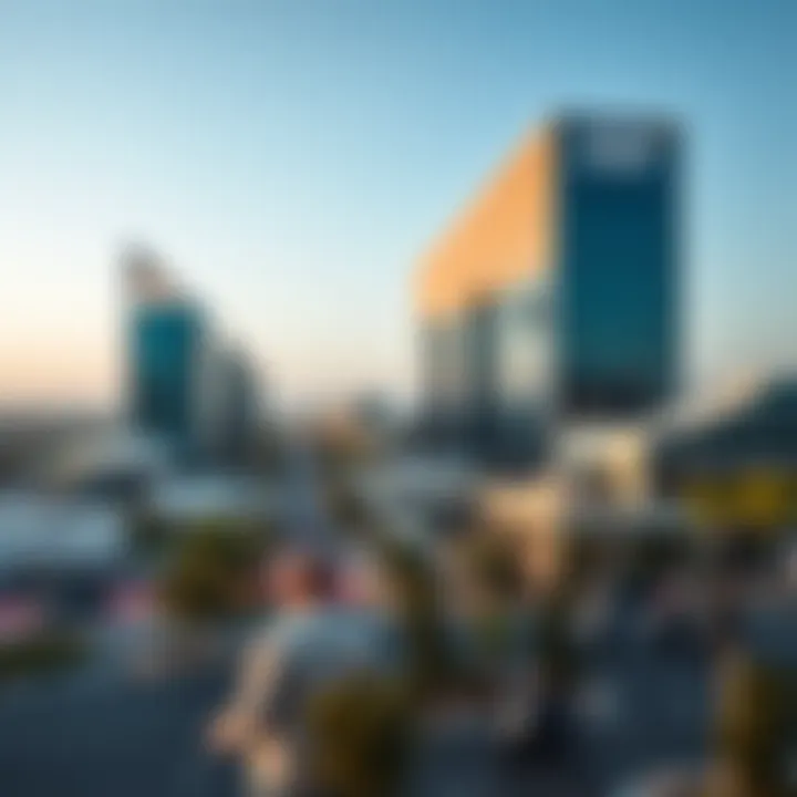 Modern Architecture in Safadi Motor City Scenic view of Safadi Motor City showcasing modern architecture and vibrant surroundings