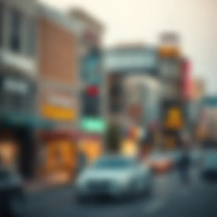 Commercial Establishments on Sheikh Zayed Bin Hamdan Al Nahyan Street Vibrant commercial establishments lining Sheikh Zayed Bin Hamdan Al Nahyan Street.