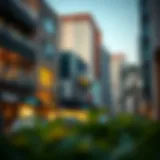 A bustling view of Sheikh Zayed Bin Hamdan Al Nahyan Street showcasing modern architecture.