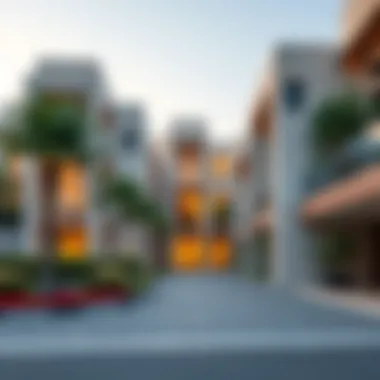 Luxurious residential units in Sidra Village highlighting contemporary design