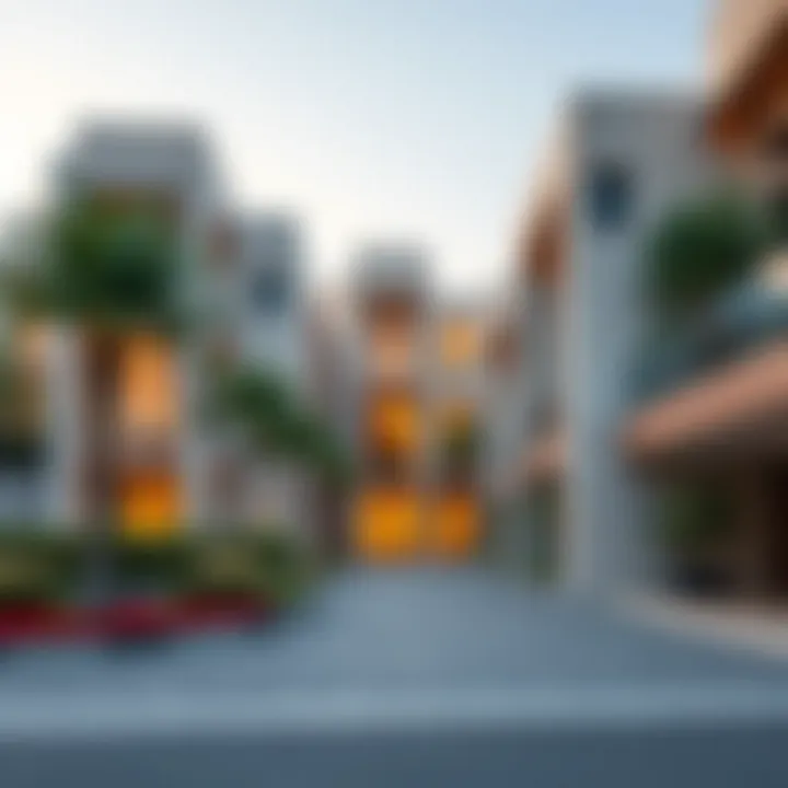 Luxurious residential units in Sidra Village highlighting contemporary design