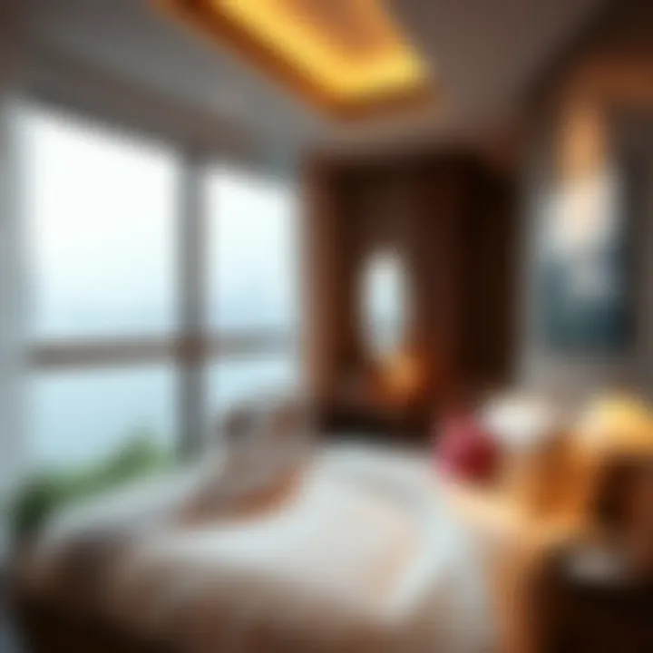 Cozy room with lake view