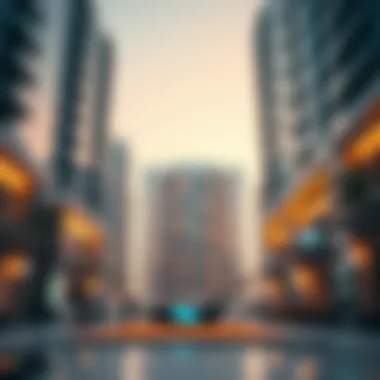 Future Trends in Dubai's Rental Dynamics A futuristic representation of Dubai's rental market trends