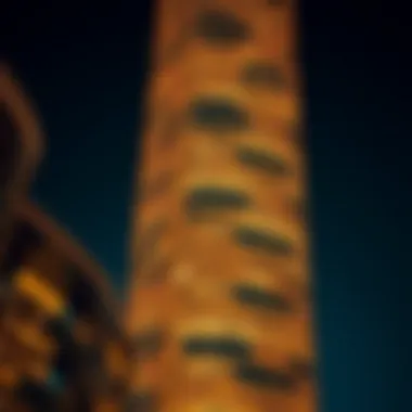 Architectural details highlighting the innovative design of Chic Tower