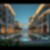 Stunning architectural design of Azizi Riviera in Dubai