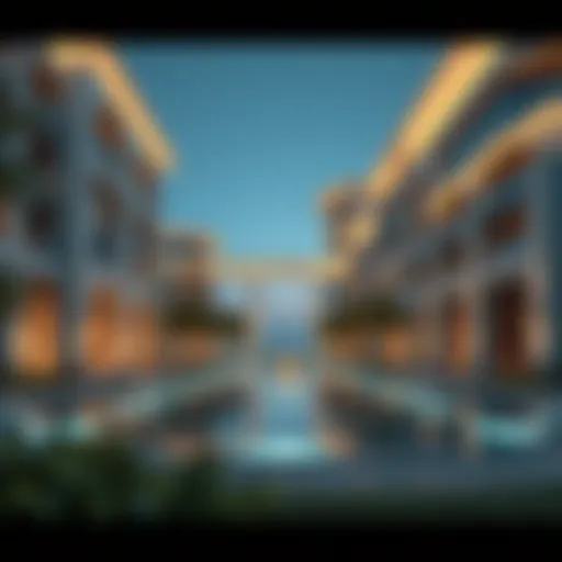 Stunning architectural design of Azizi Riviera in Dubai