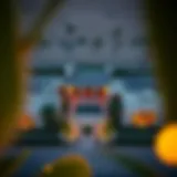 Aerial view of luxurious ranch-style properties in Dubai