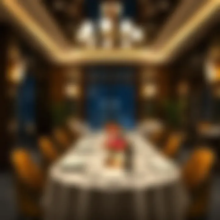 Exquisite dining experience at Fairmont Hotel
