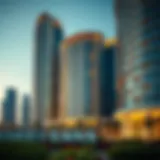 Stunning architectural view of The Lana Business Bay