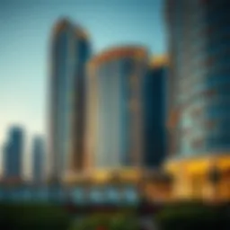 Stunning architectural view of The Lana Business Bay