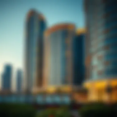 Stunning architectural view of The Lana Business Bay