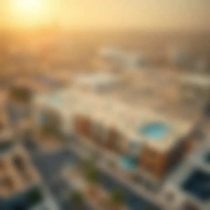 Aerial view of Al Wasl Properties in Qusais