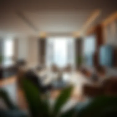 Stylish Interior of Movenpick Hotel Apartment Stylish interior of a Movenpick Hotel Apartment showcasing modern design