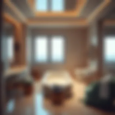 Exquisite bathroom design with high-end amenities