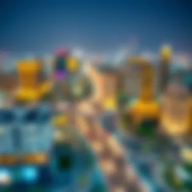 Cityscape of Dubai highlighting Wadi Al Safa 5's connectivity