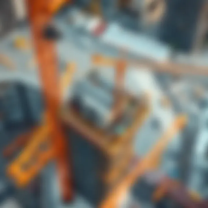 Aerial Perspective of Construction Progress Aerial photograph highlighting the construction progress of Future Tower 4