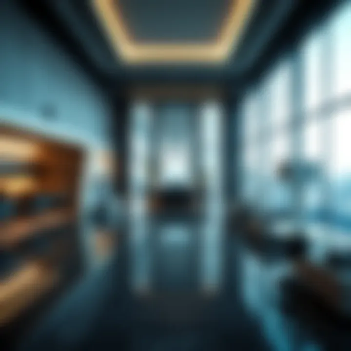 Luxurious Interior Amenities of Future Tower 4 Interior rendering showing the luxurious amenities of Future Tower 4