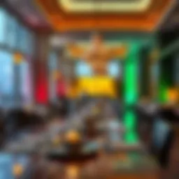 Dining experience at Jumeirah Beach Residence with vibrant ambiance