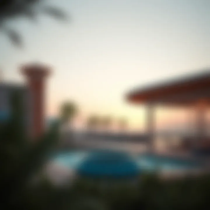 Vibrant recreational spaces within Mina Rashid for leisure activities