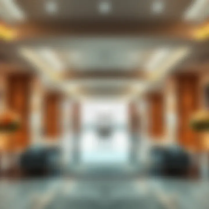 Interior shot highlighting the modern amenities of the Al Asmawi Building