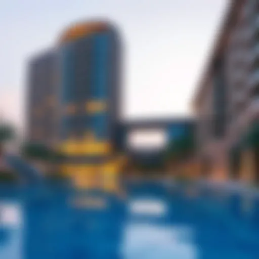 Stunning architectural view of Novotel JVC