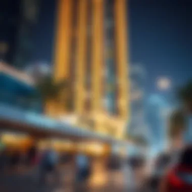 Vibrant community life around Opal Tower illustrating its prime location