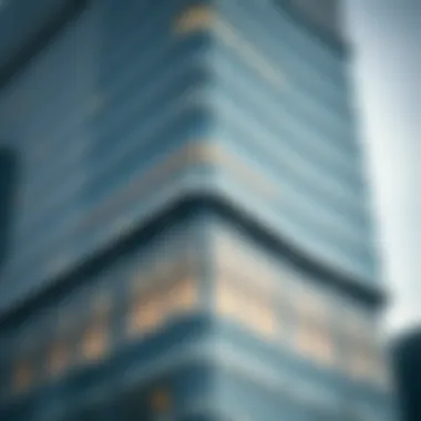 Close-up of Opal Tower's facade featuring innovative design elements