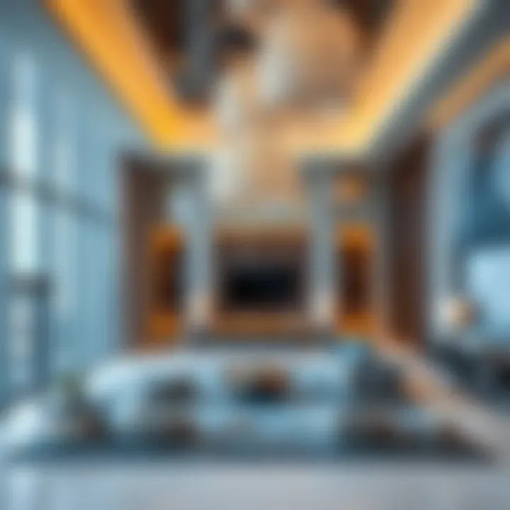 Interior space of Opal Tower highlighting luxurious amenities and modern interiors