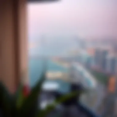 Panoramic Views from Palm Tower Residences Breathtaking view from a balcony in Palm Tower