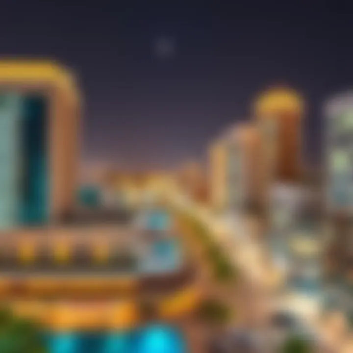A panoramic shot of the Al Seef district, highlighting its appeal to real estate investors