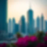 Luxurious Dubai skyline showcasing modern architecture