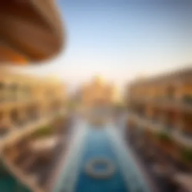 Panoramic View of Al Mushrif Mall with Qasr Al Hind Panoramic view of Al Mushrif Mall featuring Qasr Al Hind