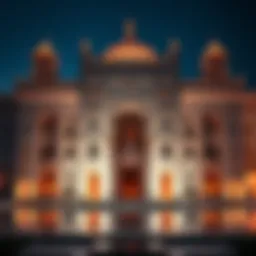 Stunning view of Qasr Al Hind's facade