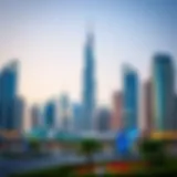 Stunning skyline of Dubai showcasing modern architecture