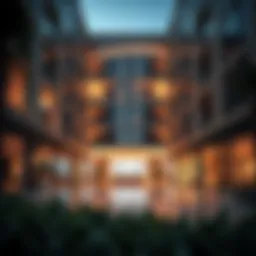 Stunning architectural design of Ritaj Dubai showcasing its modern aesthetics