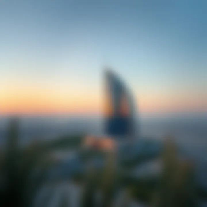 Surrounding landscape showcasing the integration of Sahara Towers