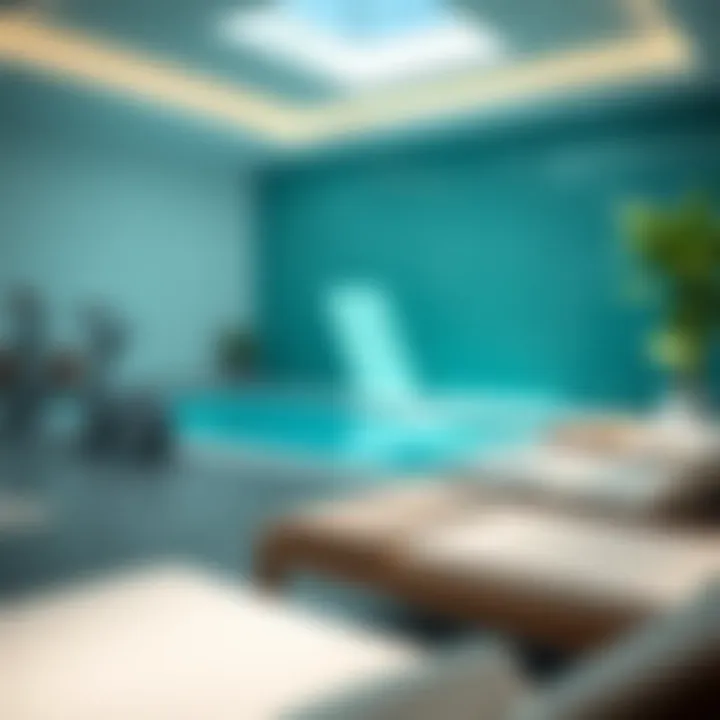 Amenities available at Savoy Hotel Apartments, including pool and gym