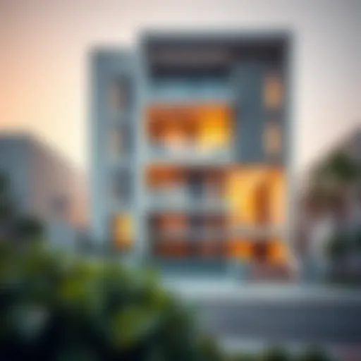 Exterior view showcasing the modern architecture of Savoy Hotel Apartments