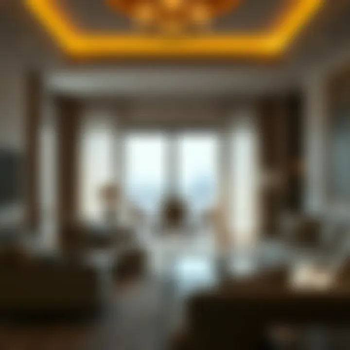 Luxurious living space within the Savoy Hotel Apartments